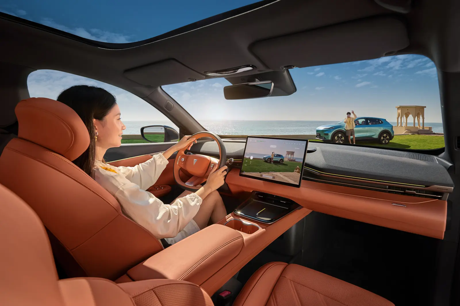 Changan Deepal S05 – Deepal S05 zadnji pogled s svetlobno linijo
