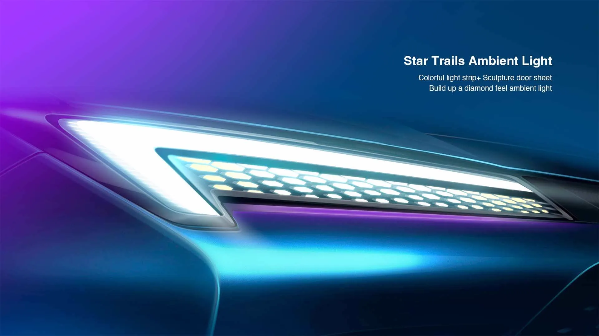 BAIC X55 LED žarometi Star Trails